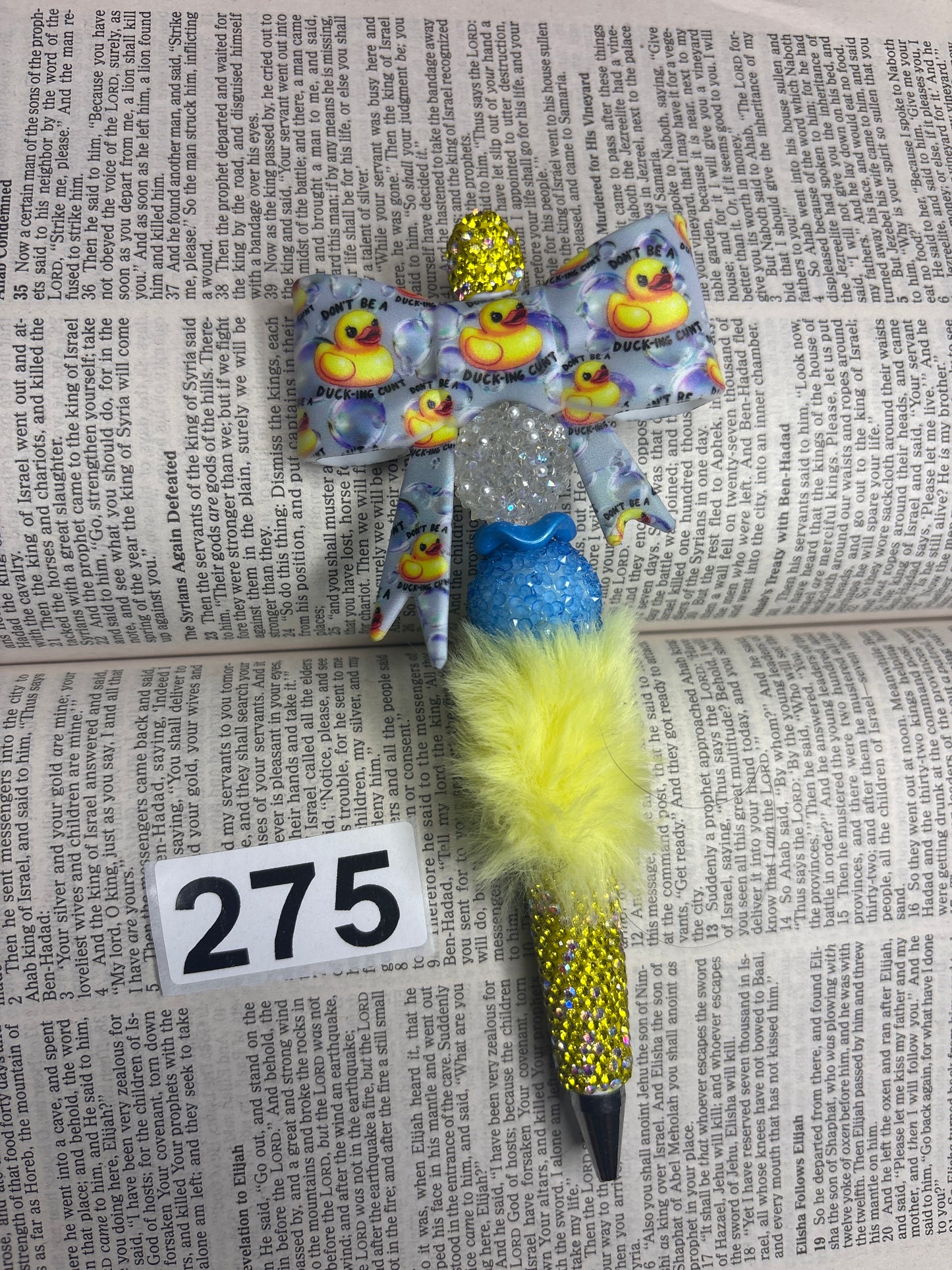 275 pre made pen