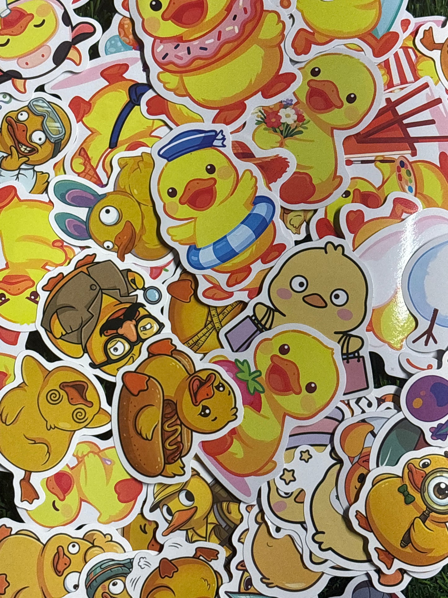 15 PC RANDOM DUCK STICKERS