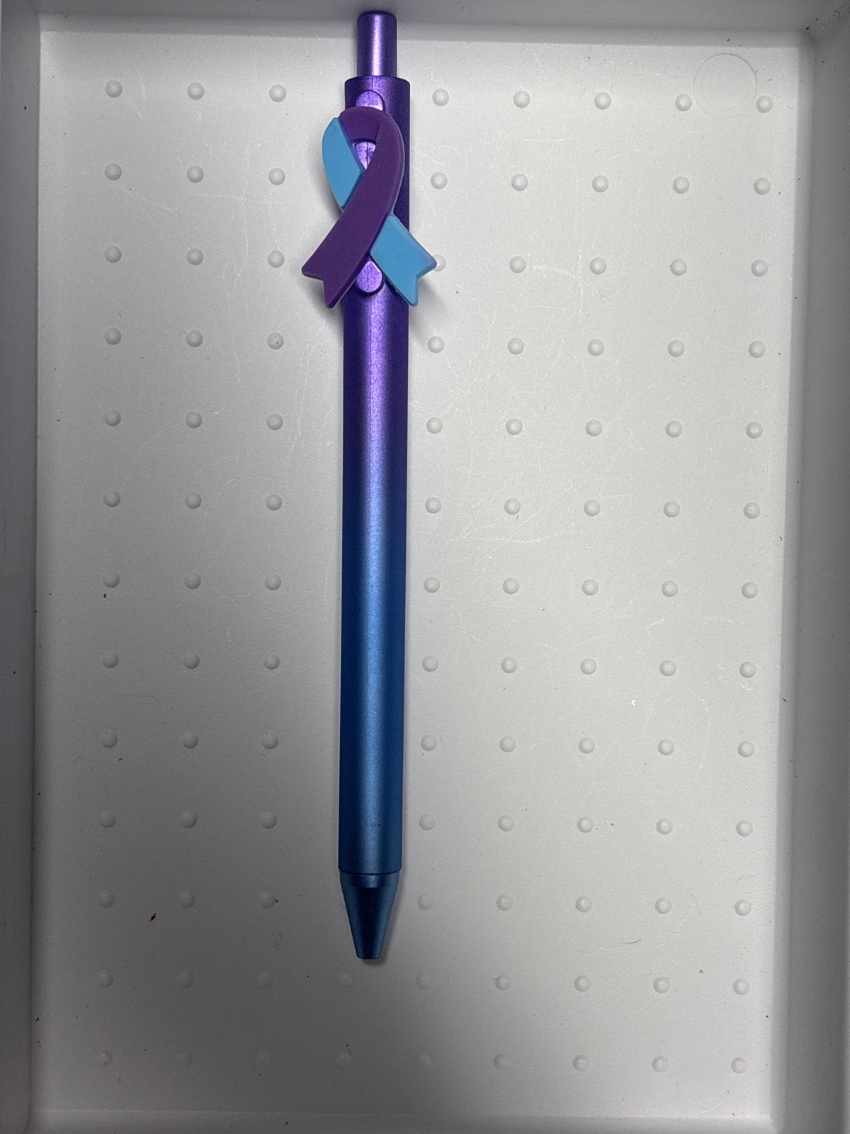 Suicide awareness, writing pen