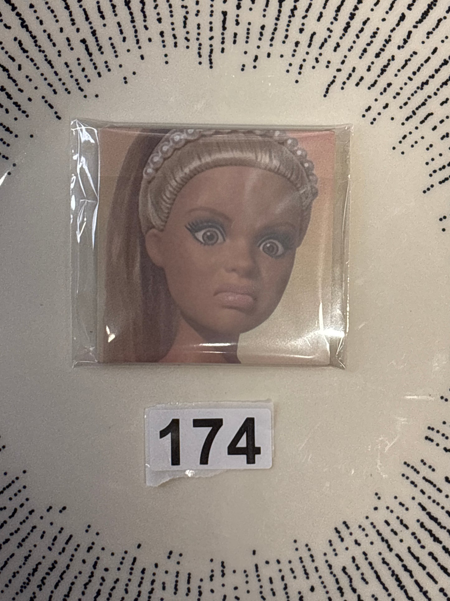 ( 174 ) Barbie sticky note