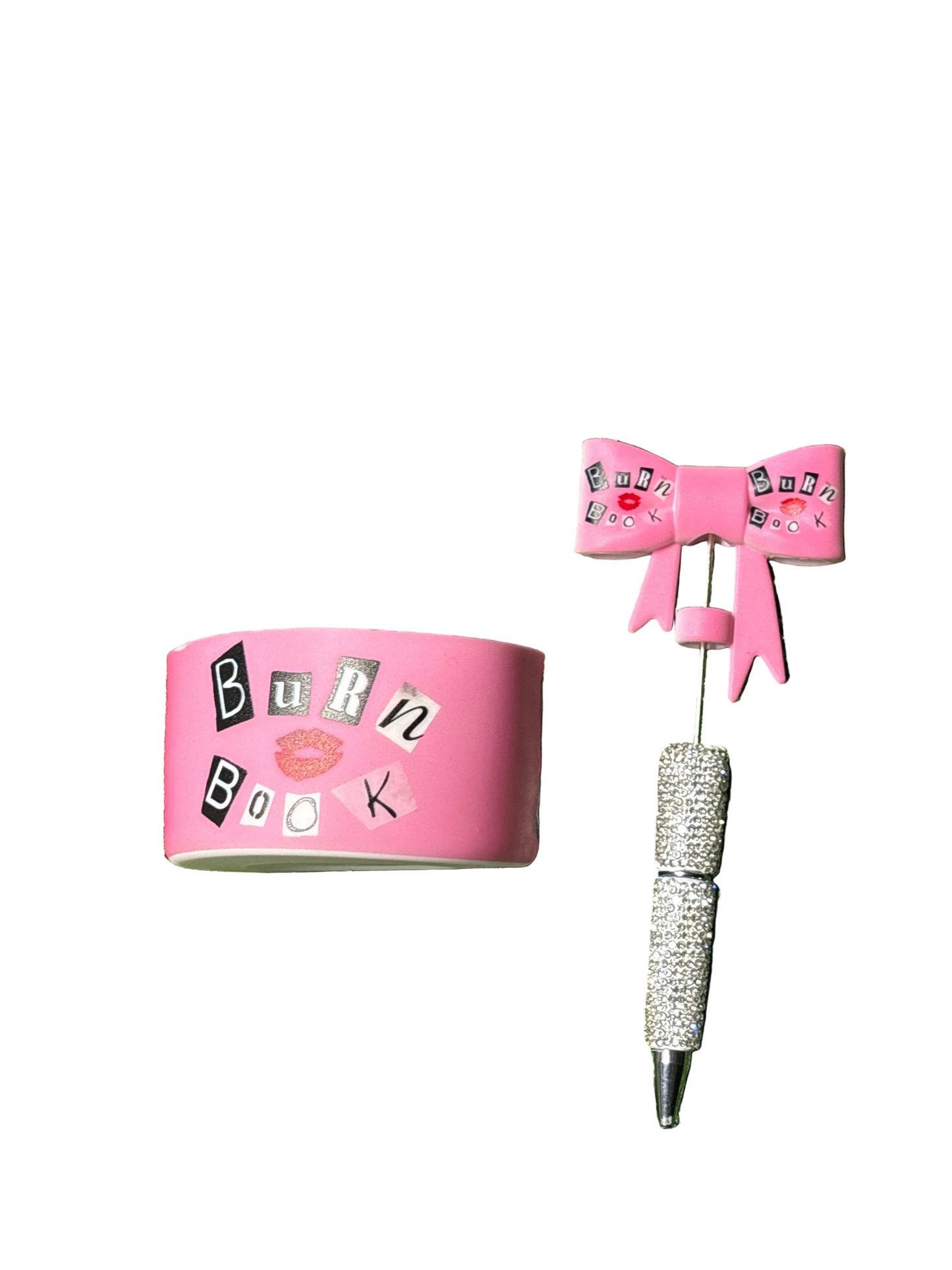 Burn Book/ straw topper pen set