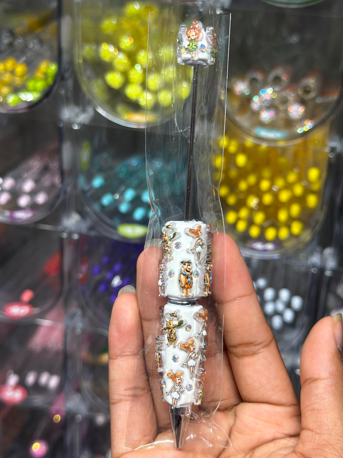 Flintstones clay beadable pen #94