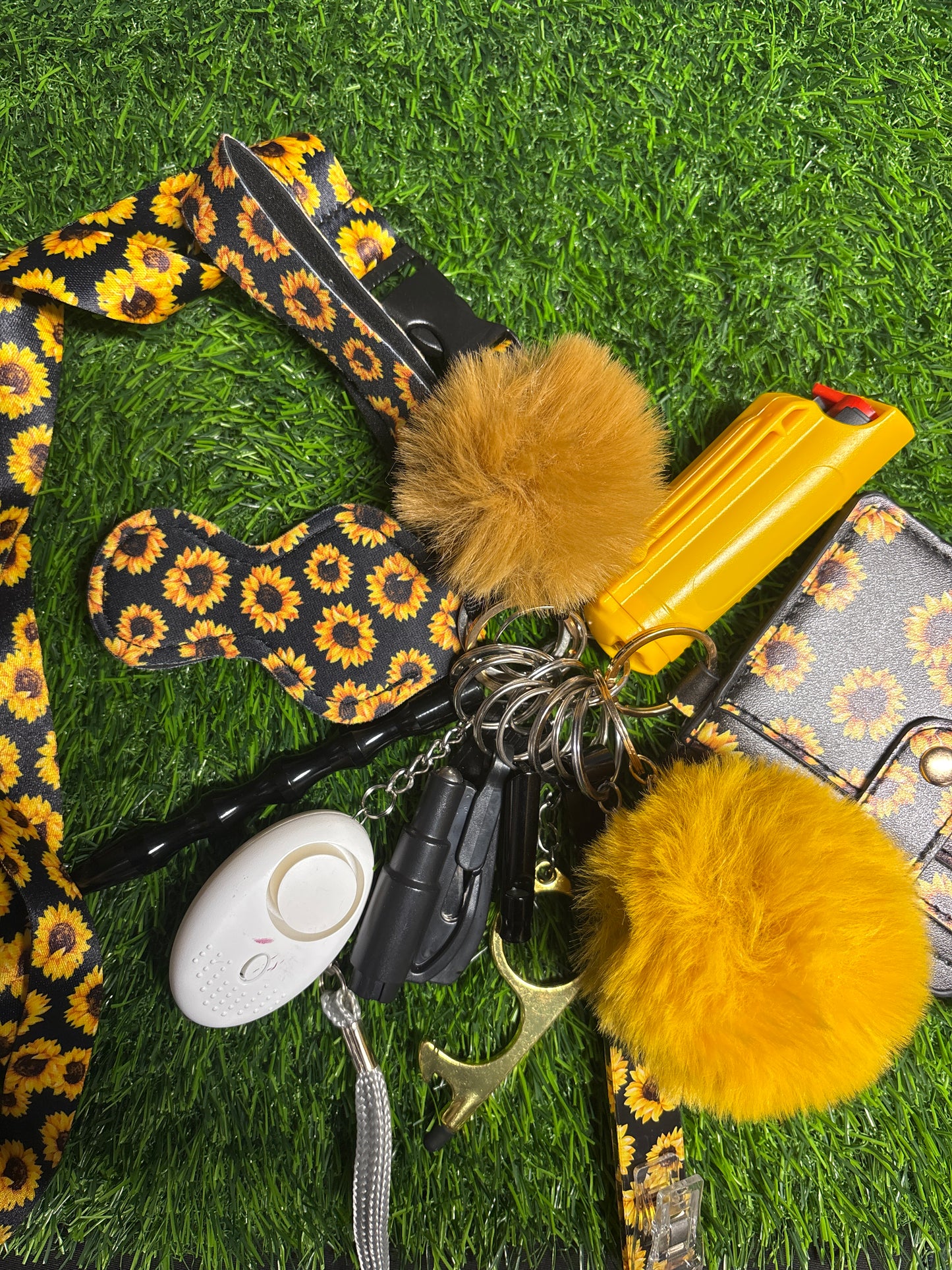 001 Sunflower self defense keychain