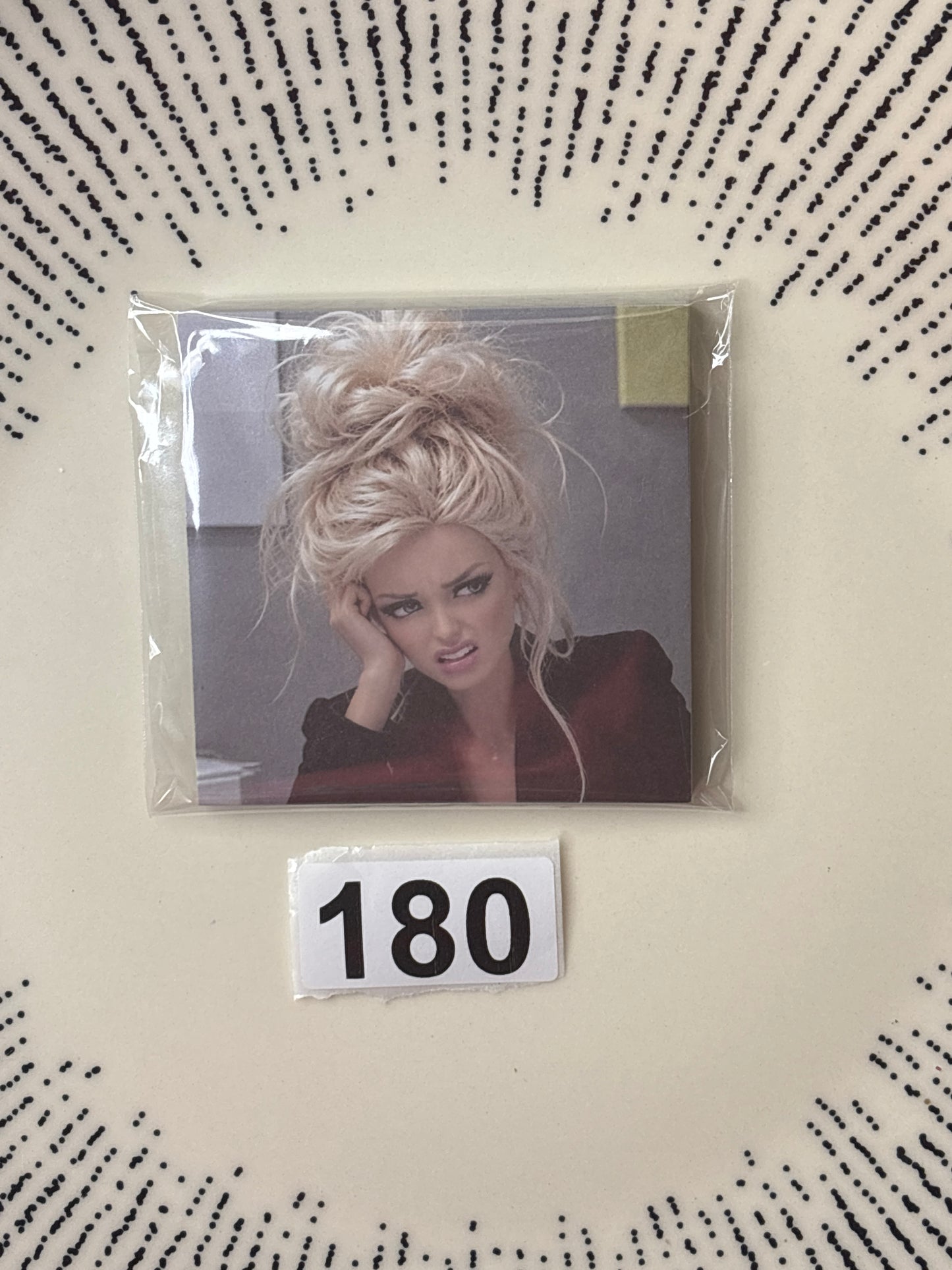 ( 180) Barbie sticky note