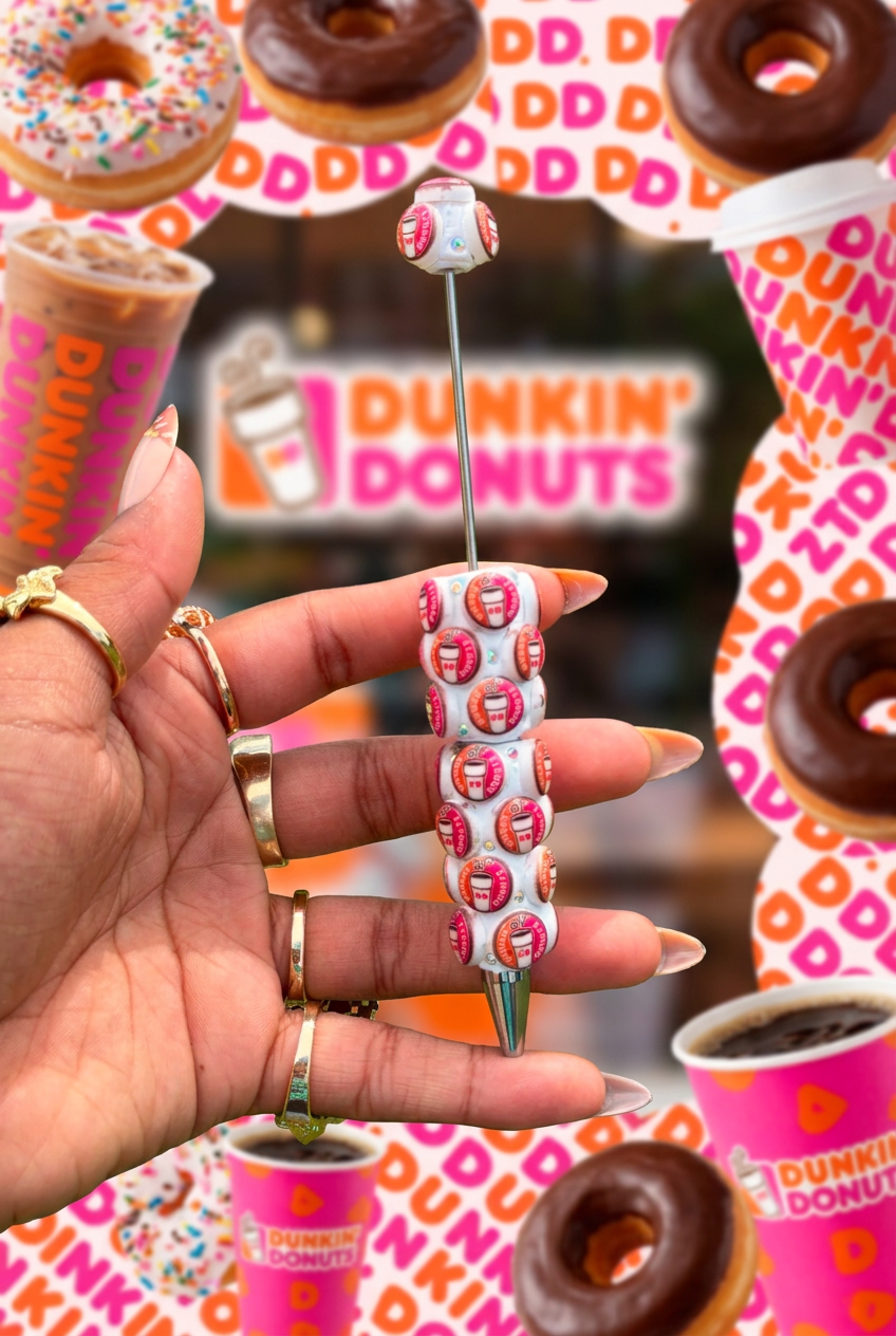 Dunkin’ Donuts clay beadable pen