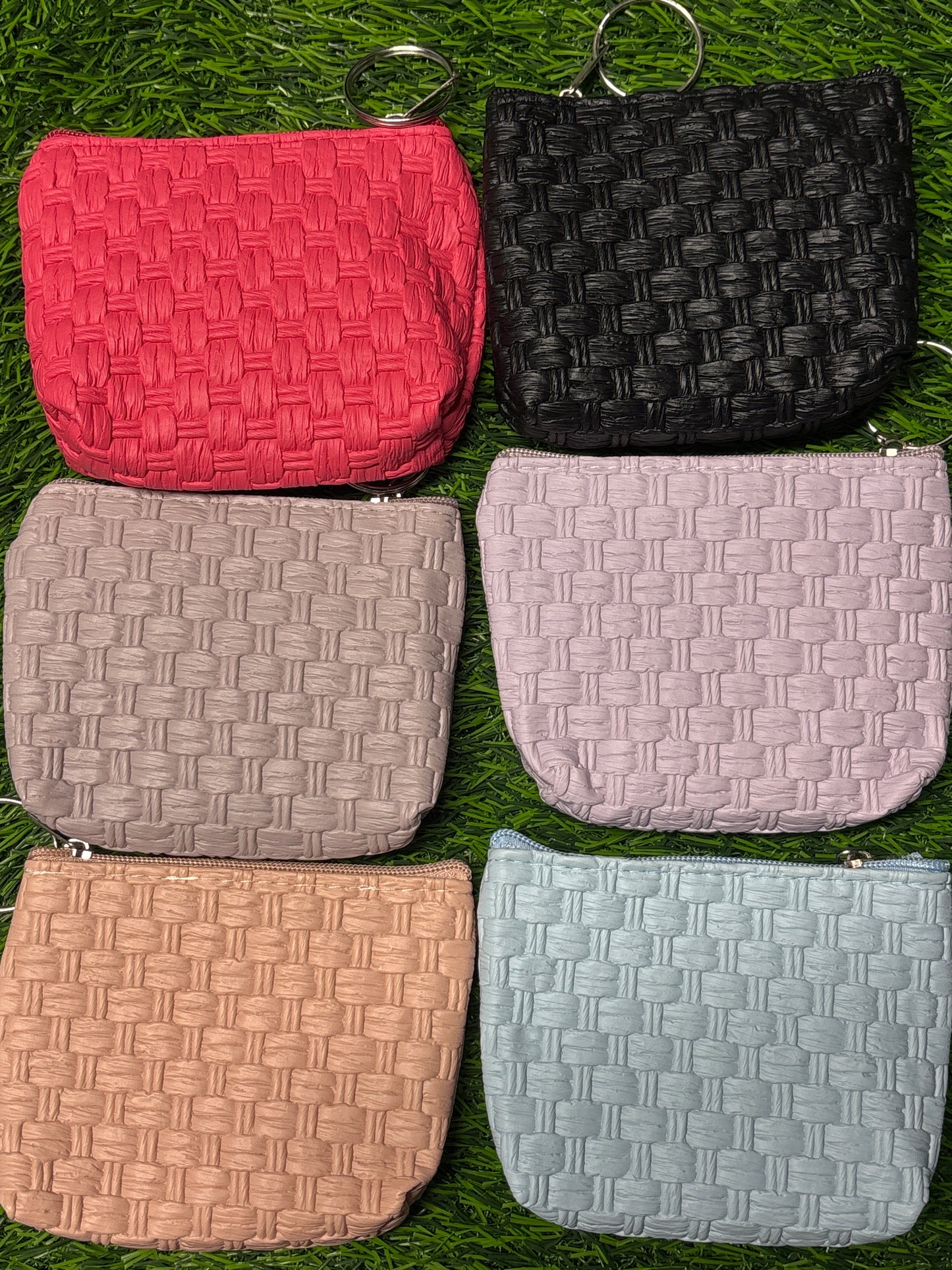 Texture Coin purse set of 6 K