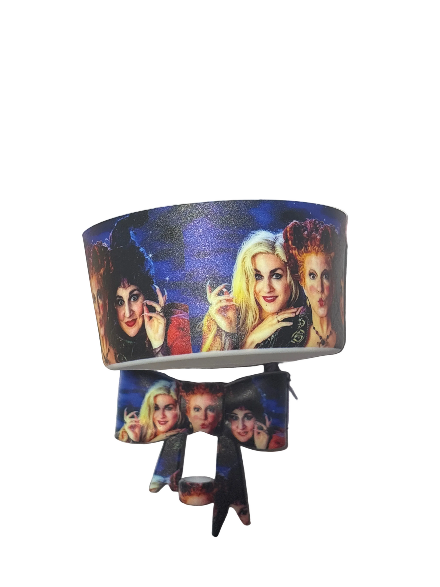 Blue hocus pocus straw topper and boot set. Pen not included.