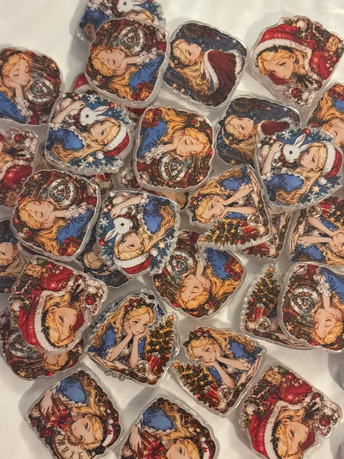 Random pick Alice Christmas arylic focal #54