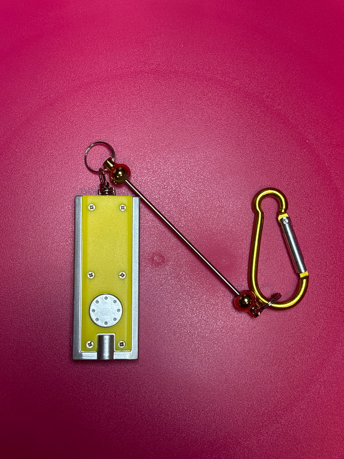 Yellow , beadable flashlight