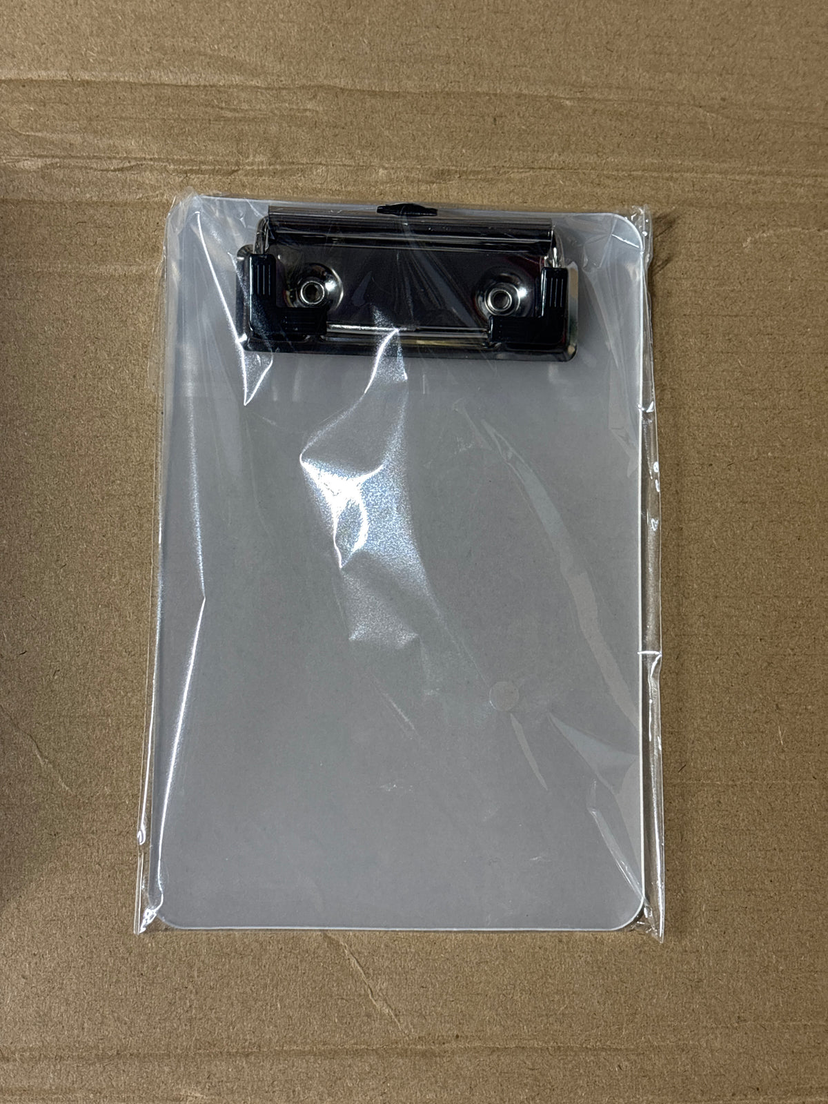 Mini clear clip board