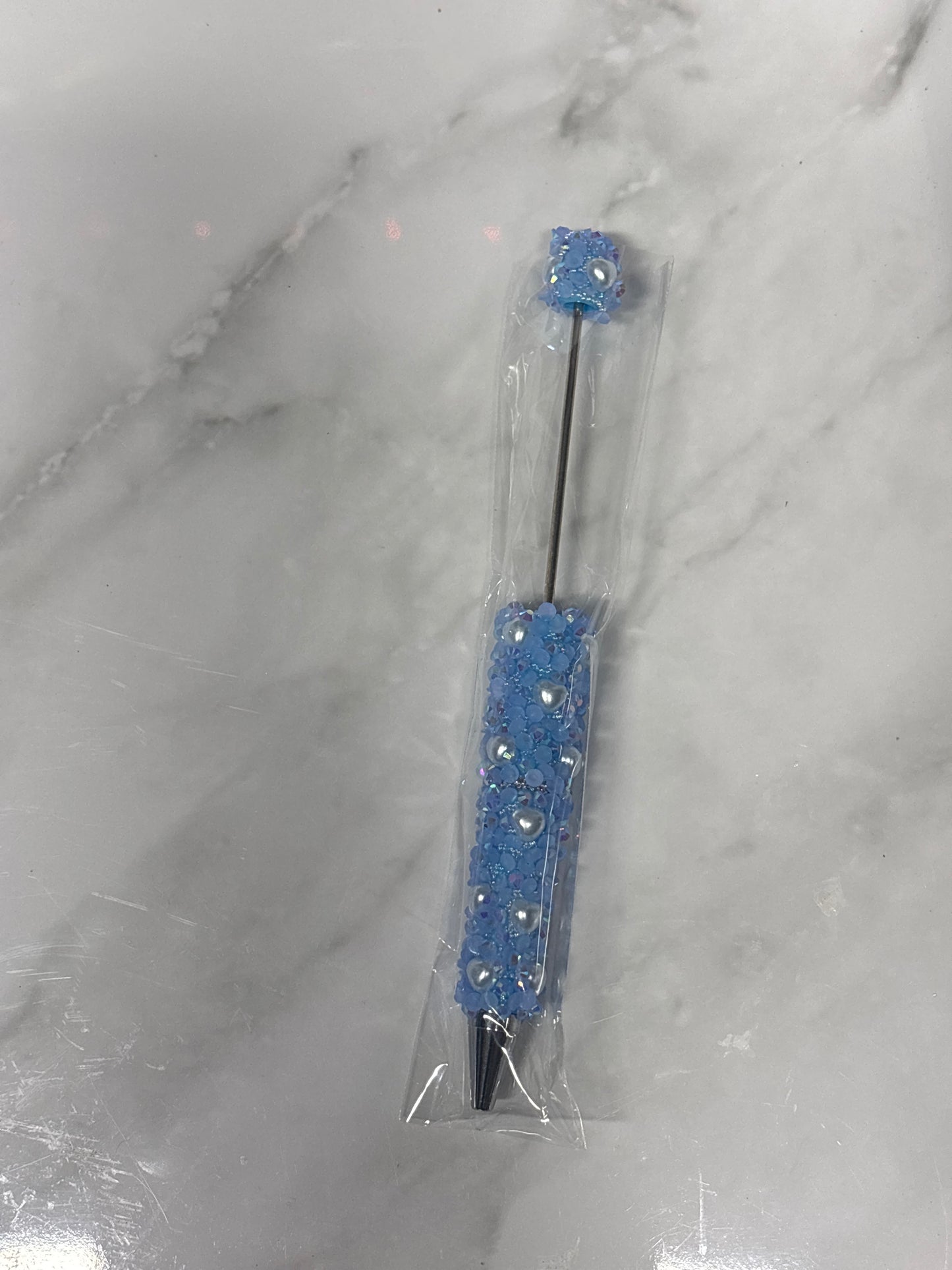 Blue sugar beadable pen