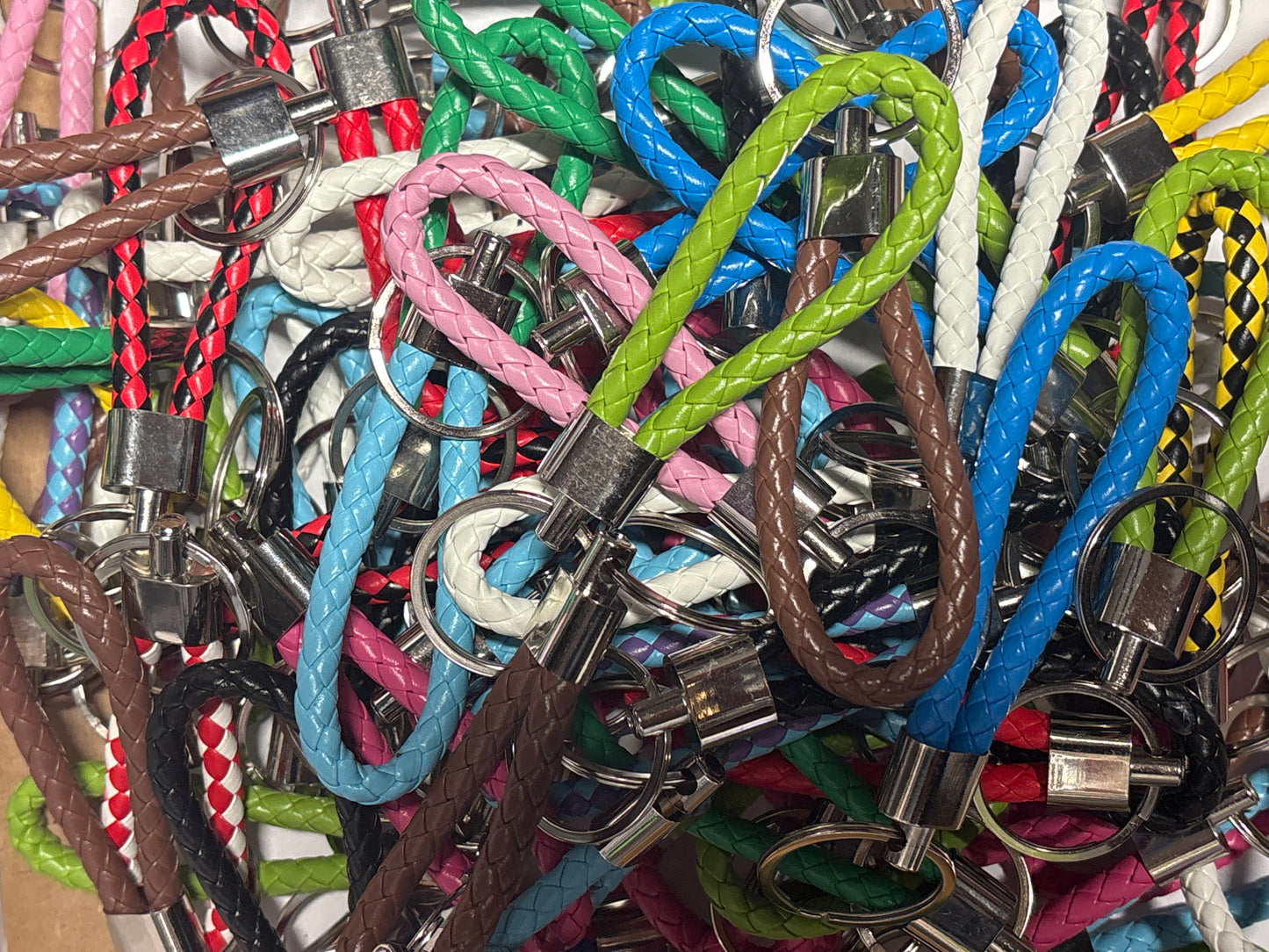 (Destash )Random pick braided loop keychain