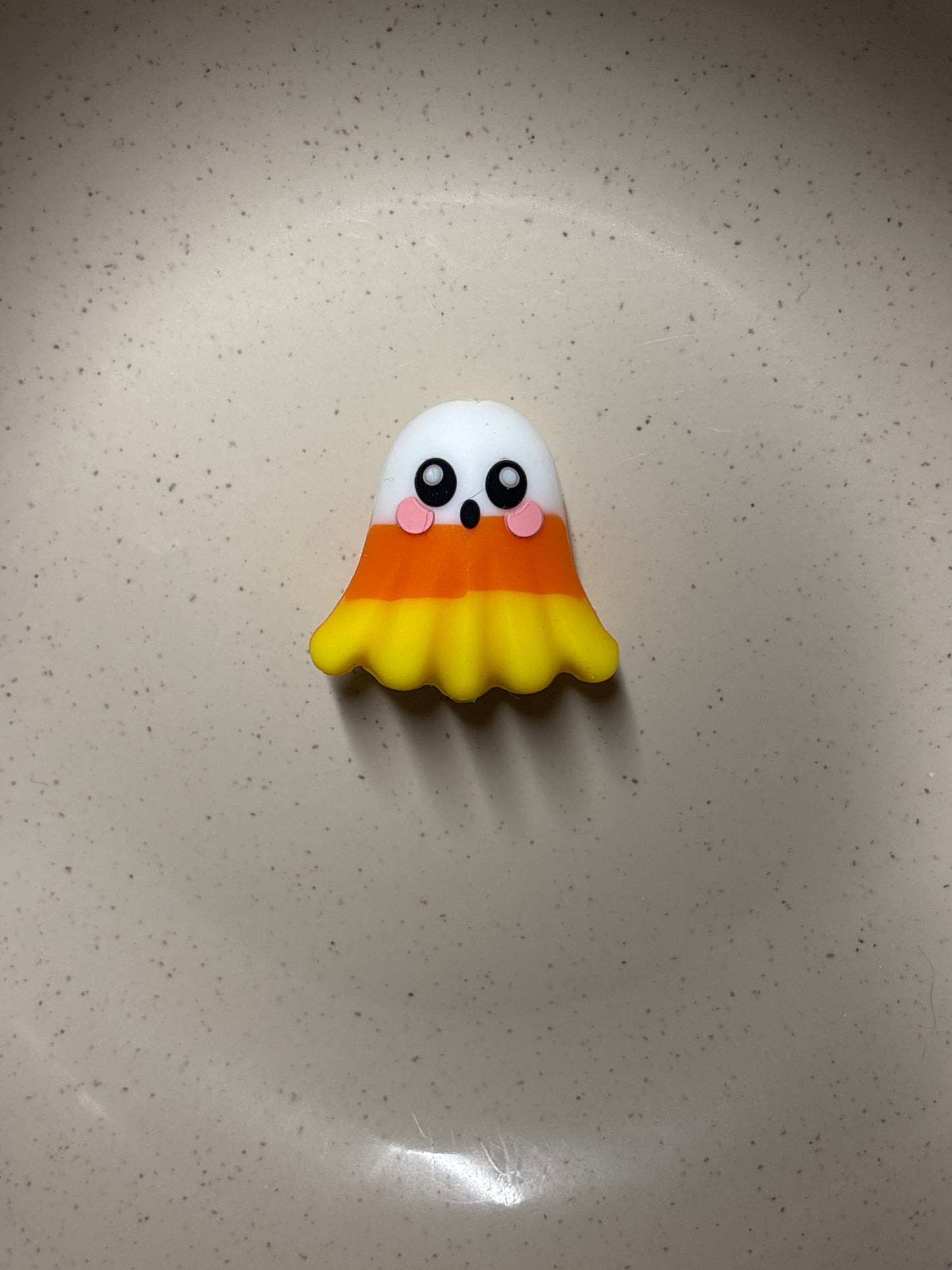 Candy corn ghost focal