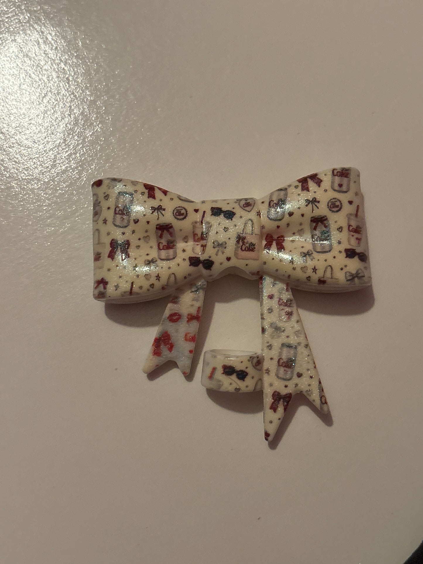 Diet Coke silicone bow