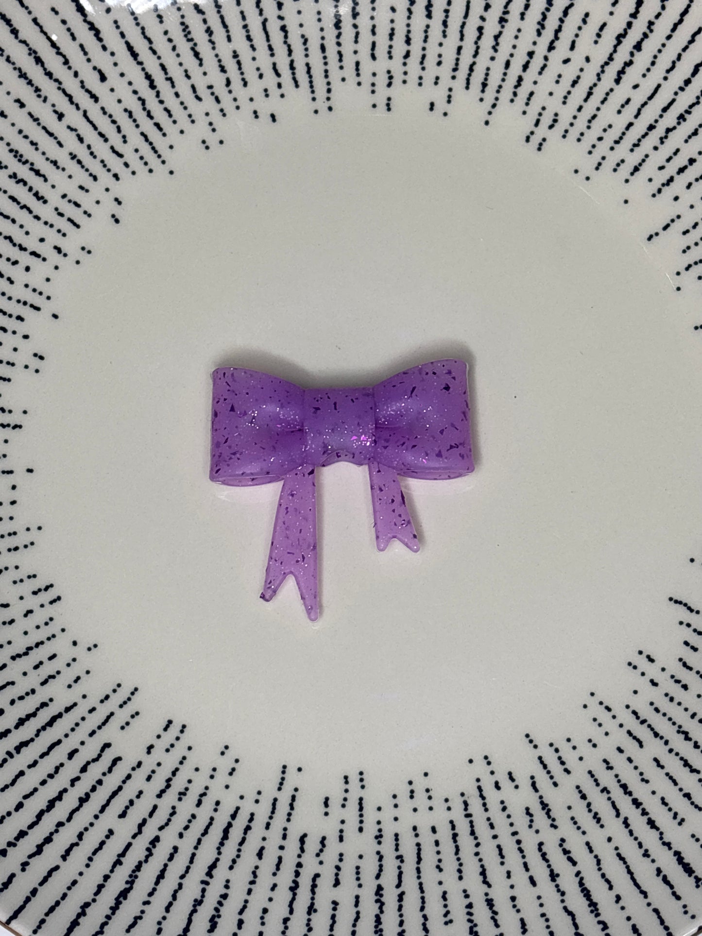 Ms. Purple silicone bow