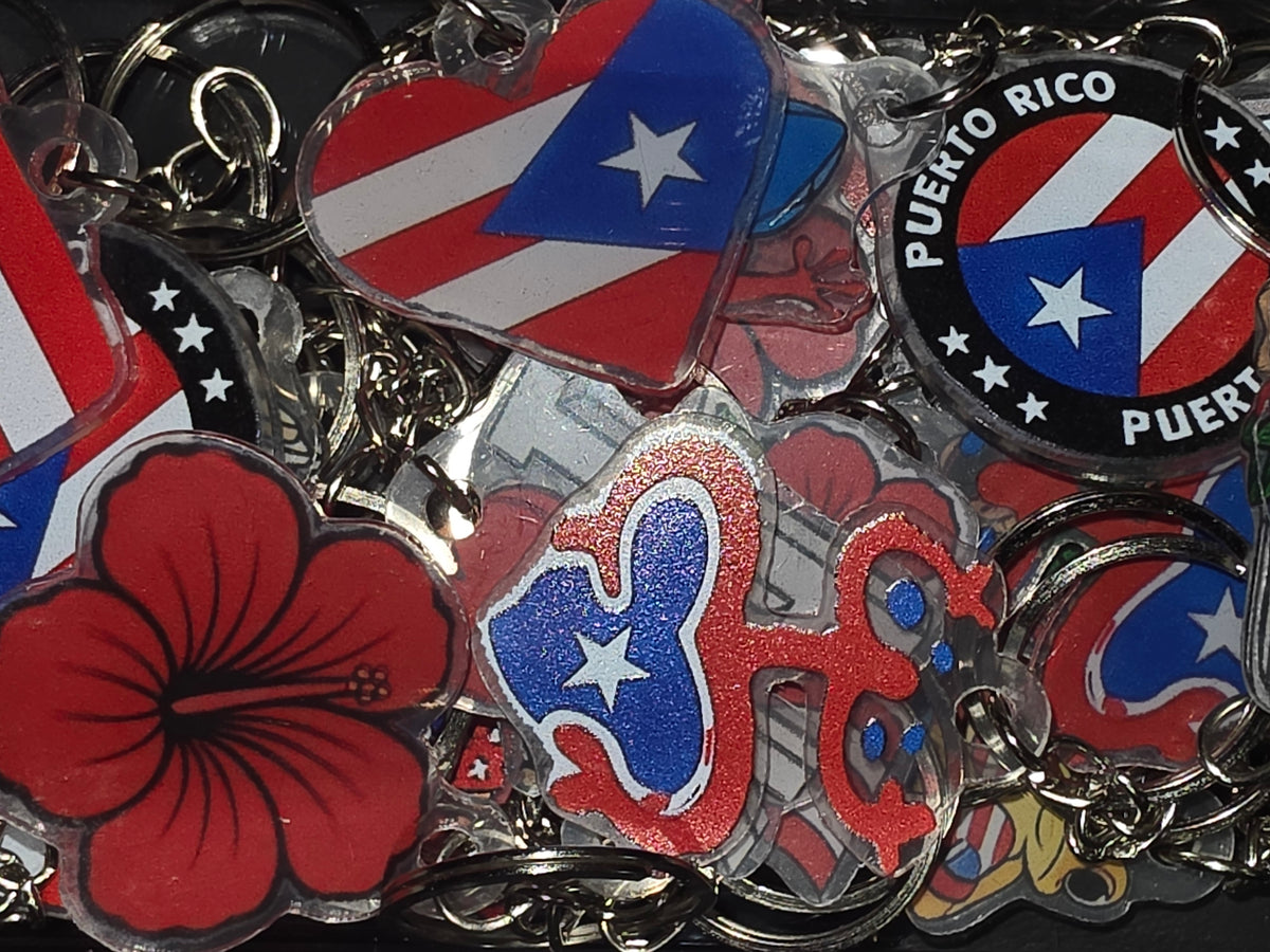 Random pick puerto rico keychain #49