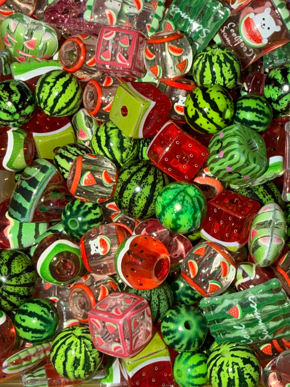 Random pick watermelon arylic bead #268