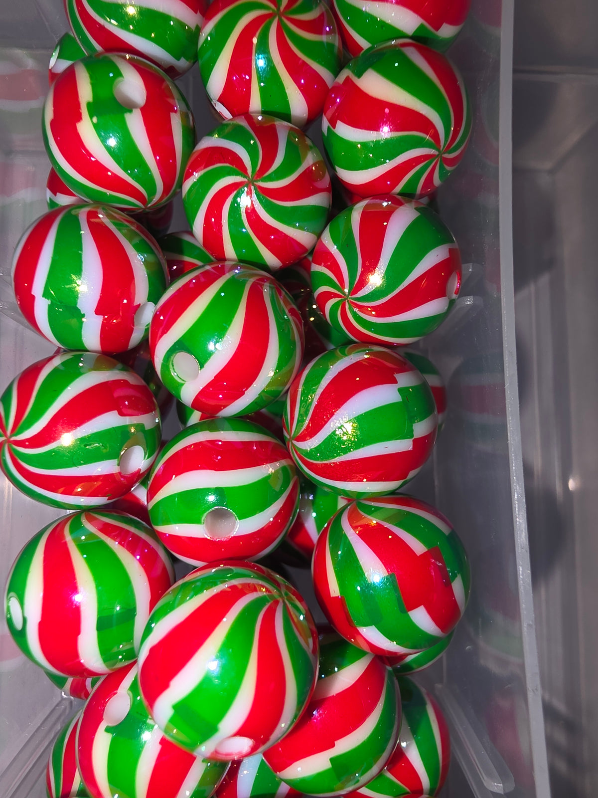 Green/ Red 16 MM acrylic #165