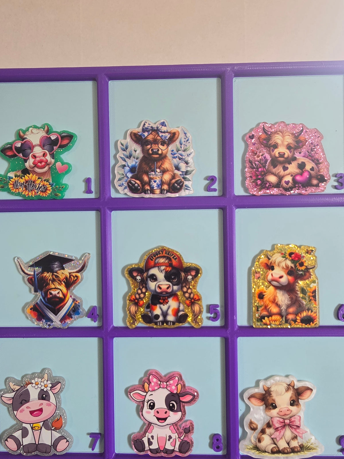 Acrylics bag mix 9pc #25