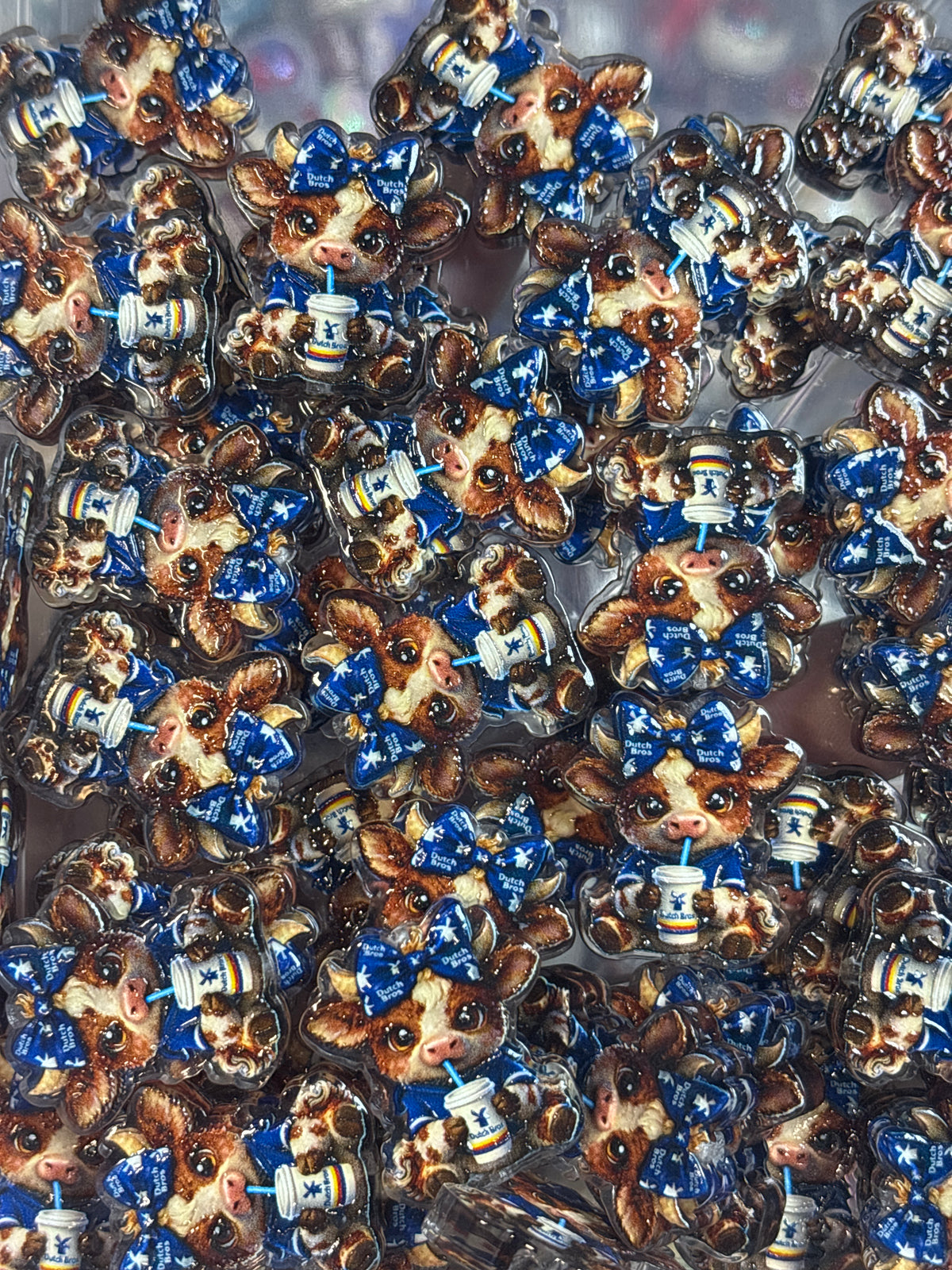 Dutch Bros cow arylic focal #54