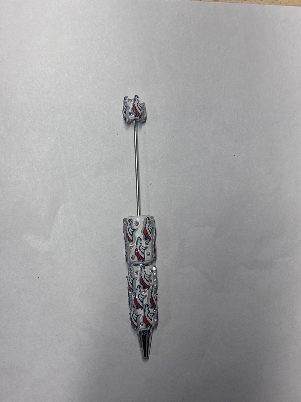 Broncos clay Rhinestone #49
