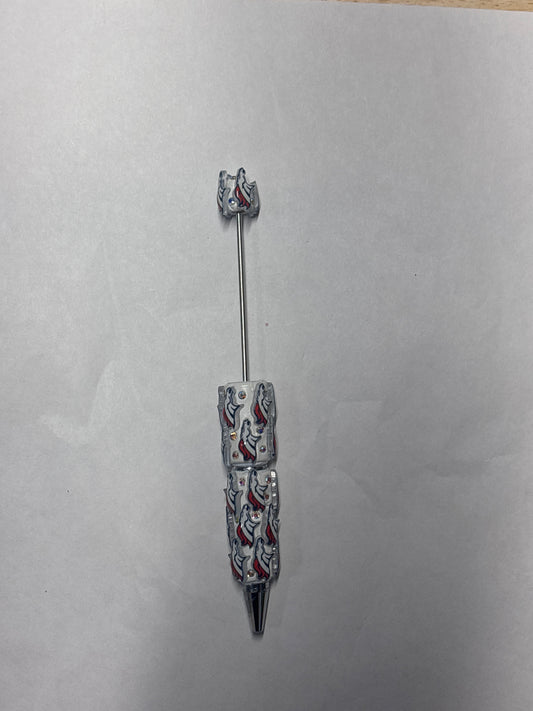 Broncos clay Rhinestone #49