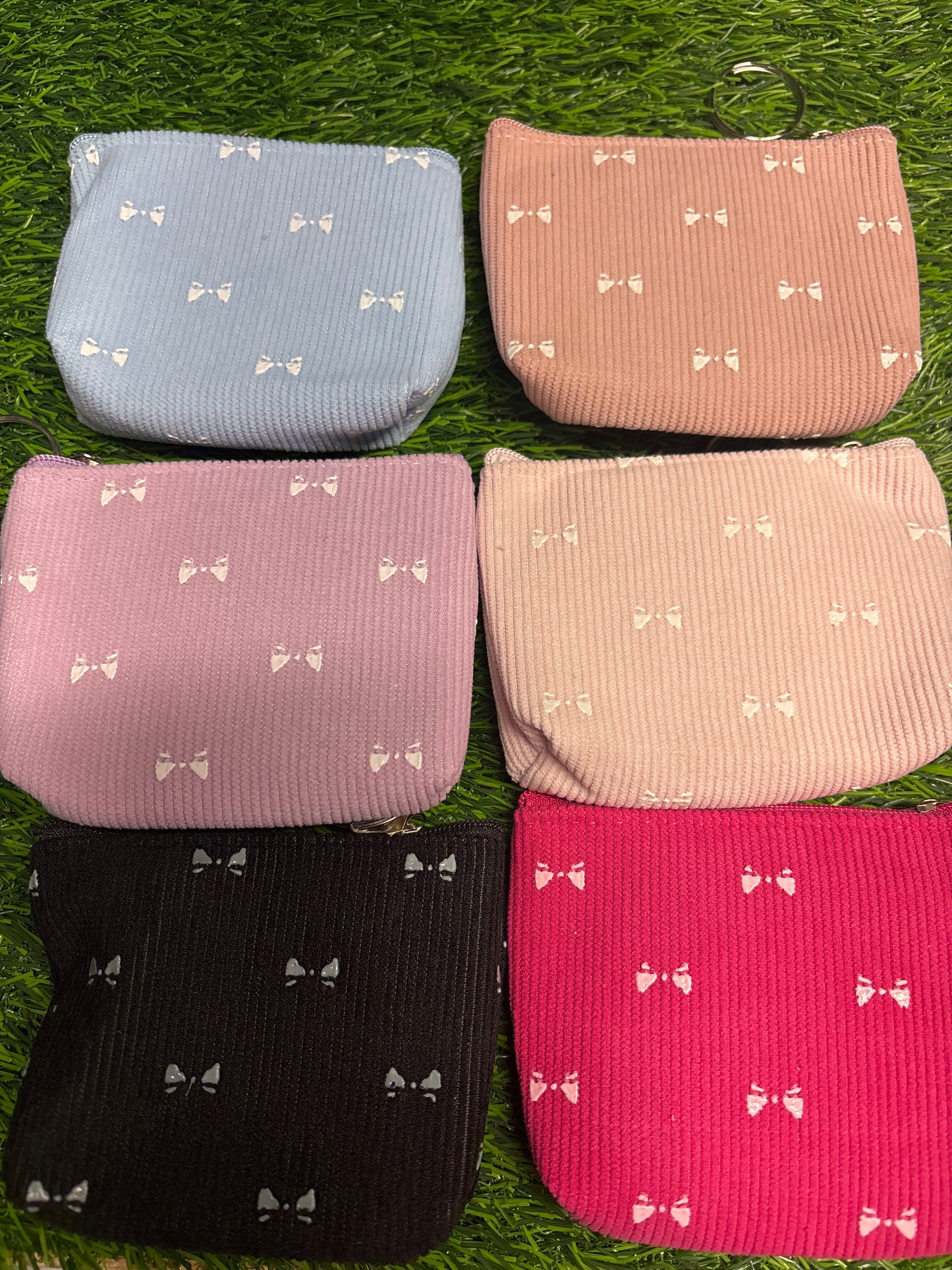 Bow coin purses set of 6 I