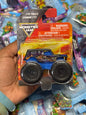 Blue & black monster truck figurine