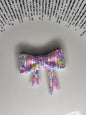 Cotton candy Alani straw topper bow #85