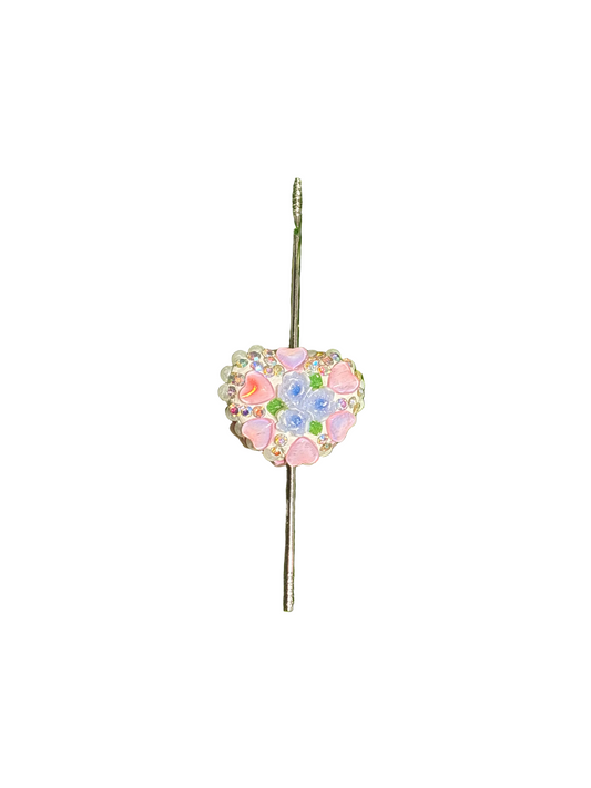 Fancy heart bead #70
