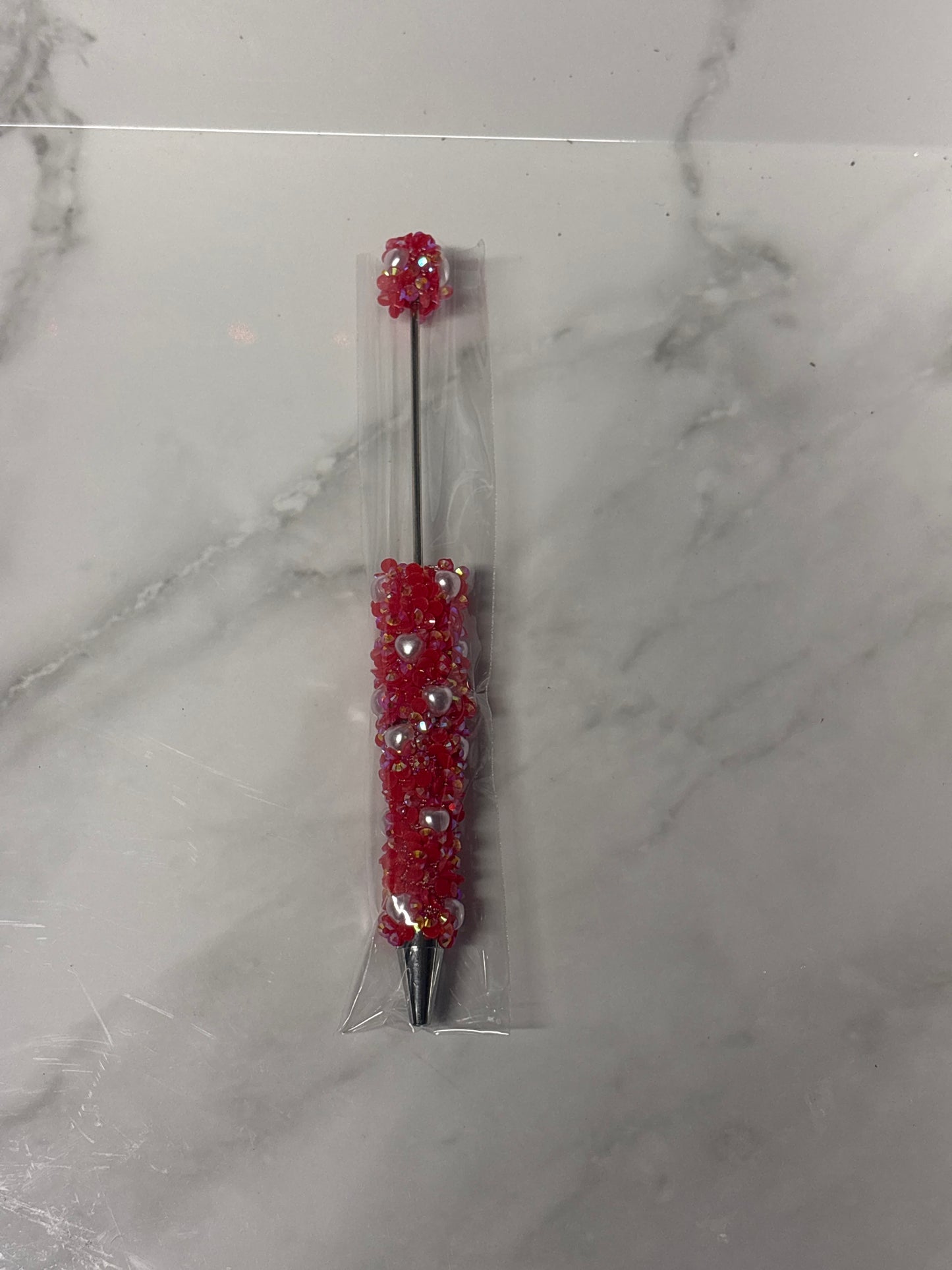 Red sugar beadable pen
