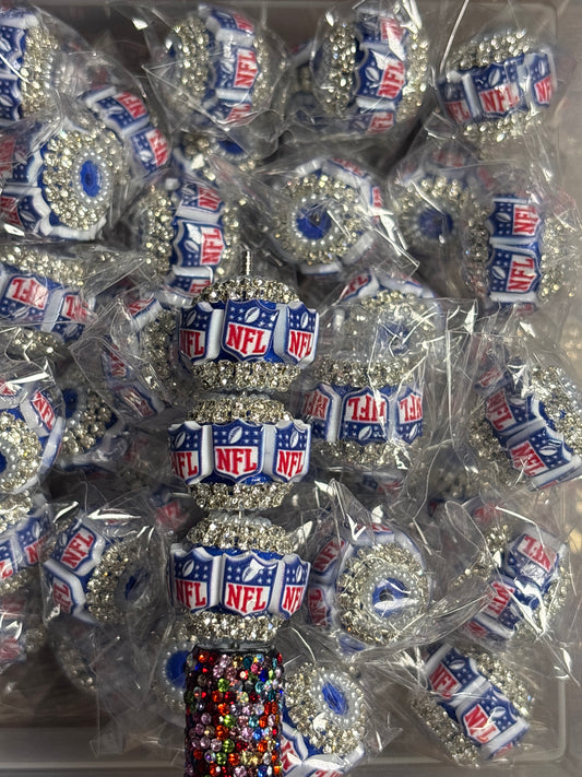 NFL fancy 16 mm bead #125