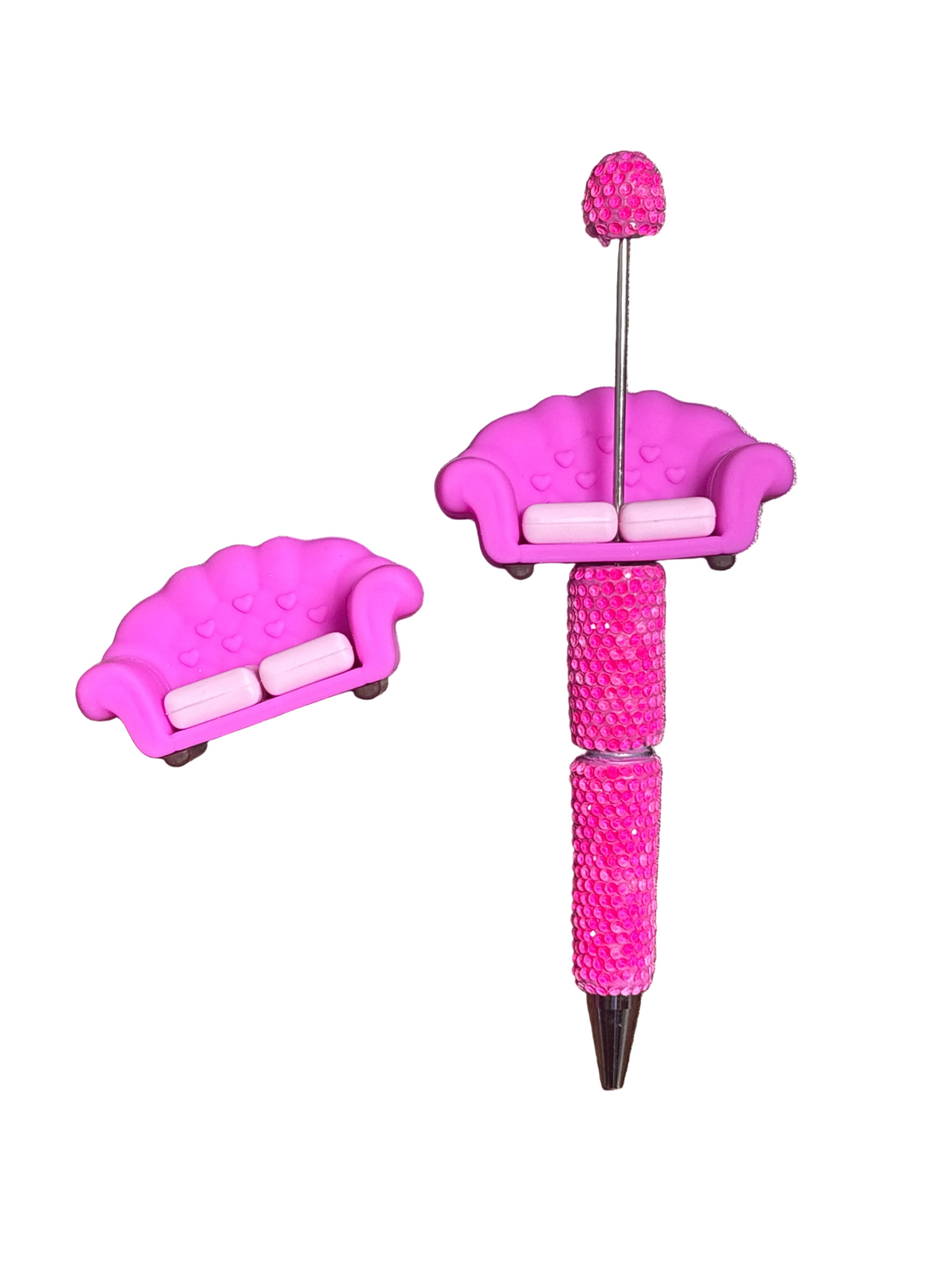 Tsc exclusive pink couch silicone focal