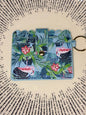 Flamingo wallet keychain