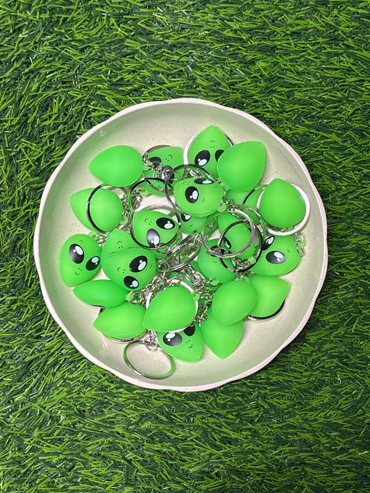 Alien keychain head