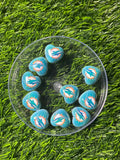 Dolphins football heart acrylic FOCAL #10