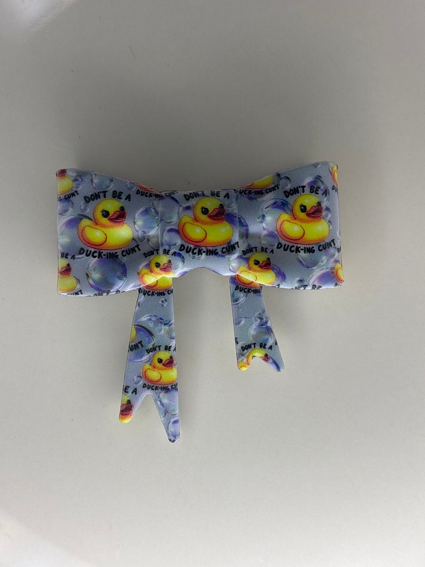 Duncking Cunt  straw topper bow #111