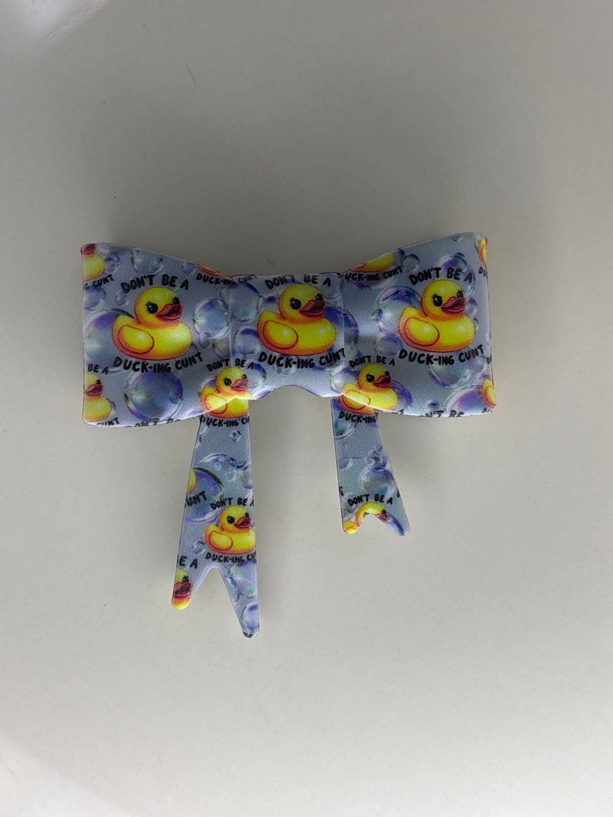 Duncking Cunt  straw topper bow #111