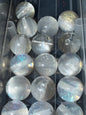 Clear sparkle acrylic bead #198