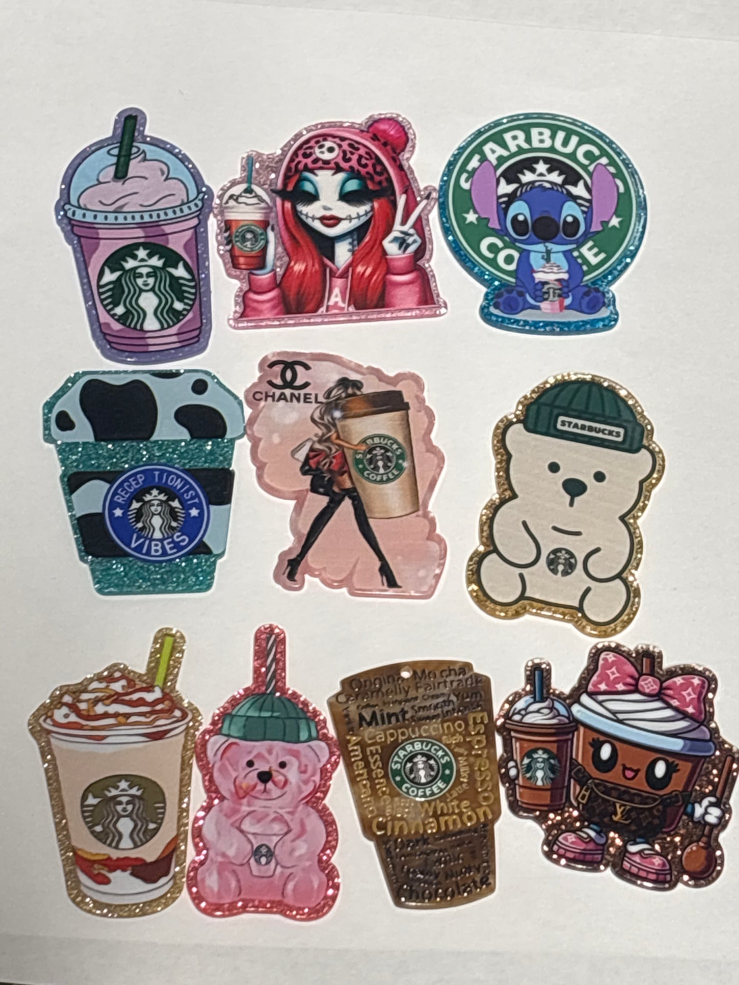Acrylics bag mix  10pc #7