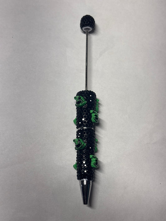 Oogie boogie  beadable rhinestone pen #311