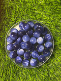 Nighttime view glitter acrylic 16 mm bead #30