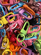 Random pick colorful clip for keychain ￼