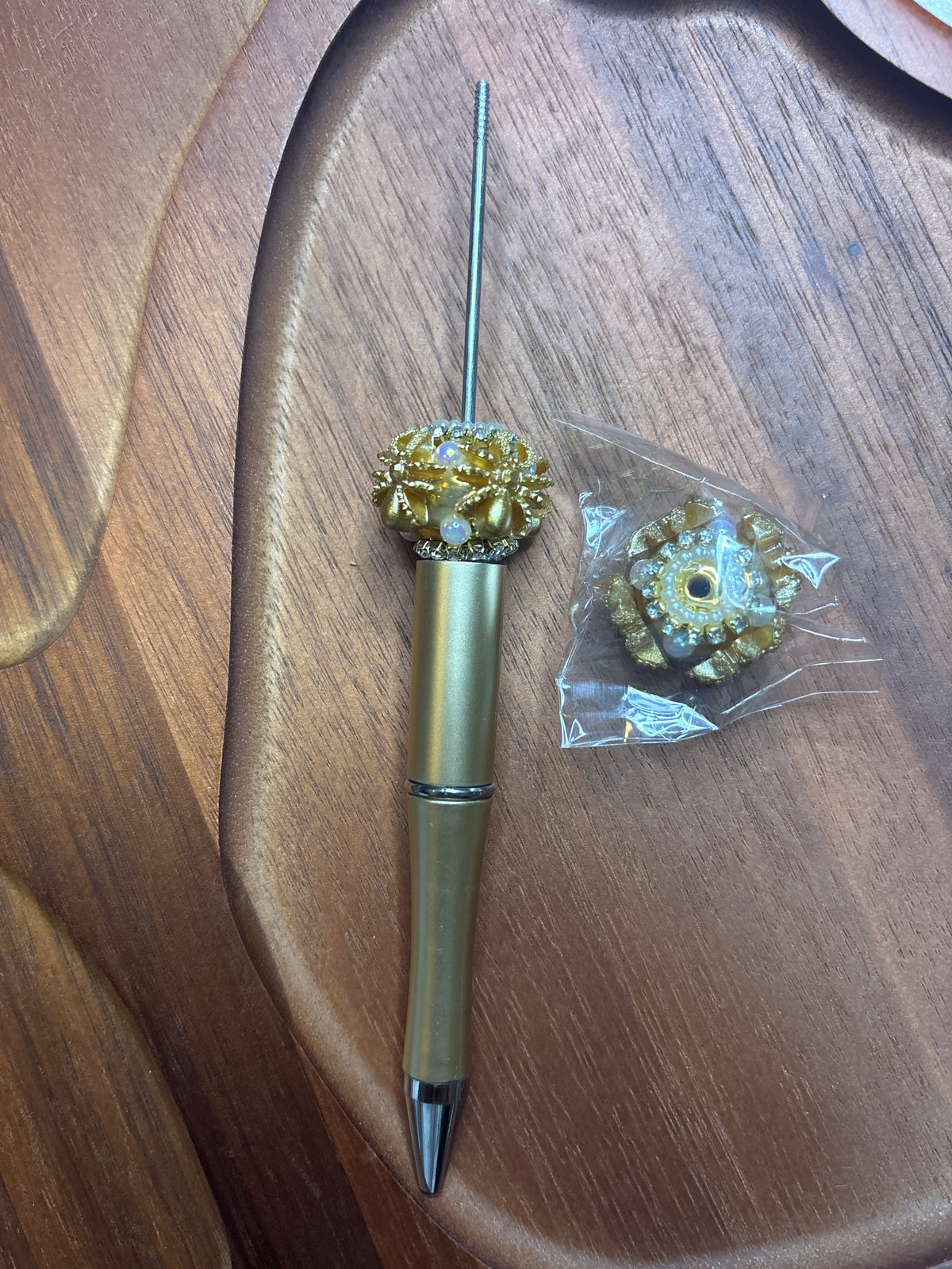 GOLD spider fancy bead