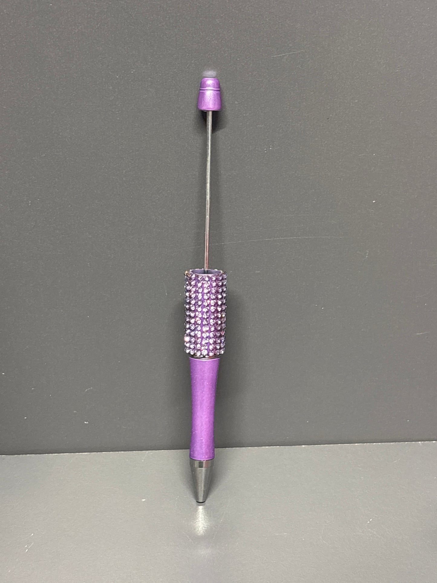 Purple rhinestone pen