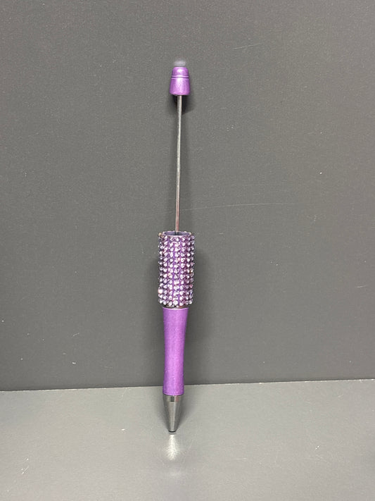Purple rhinestone pen