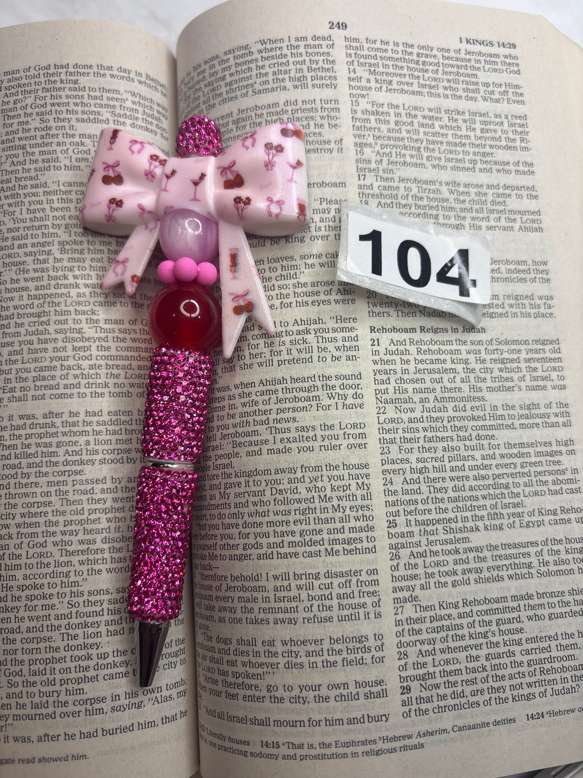 104 pre made pen