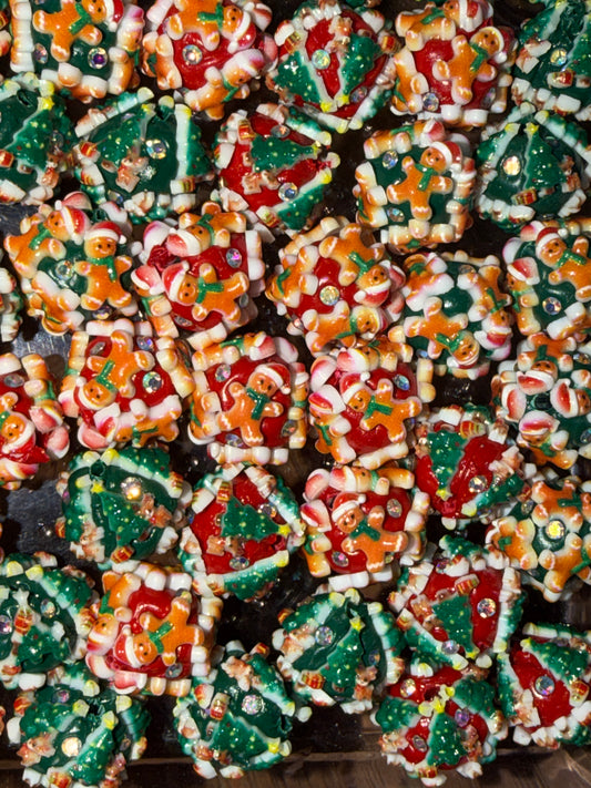 Random pick Christmas fancy  arylic bead #315