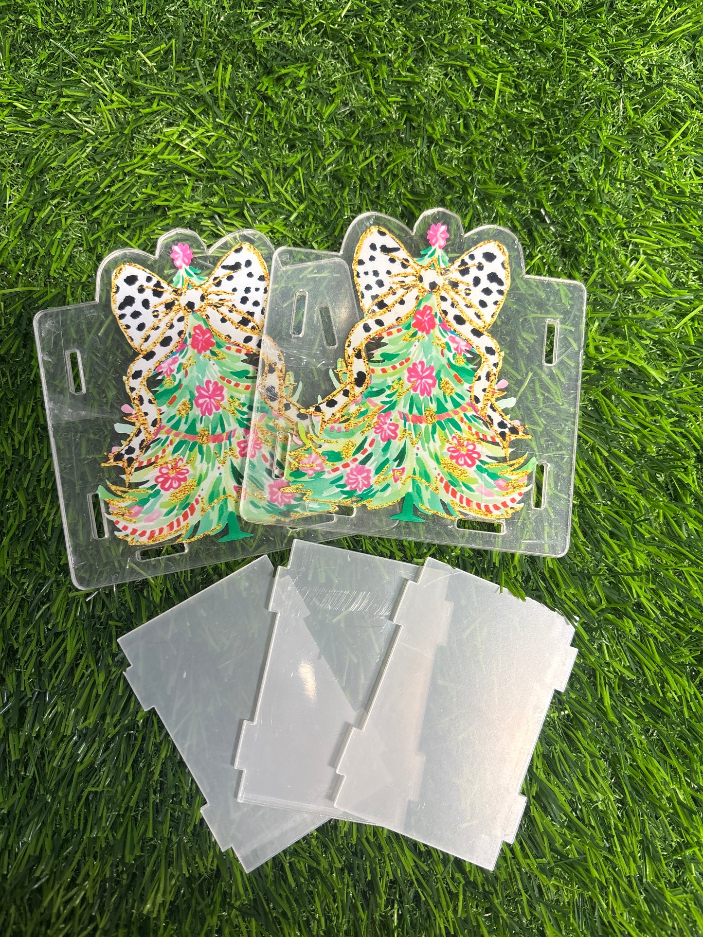 Green Christmas tree pen box