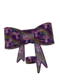 Colorful Liza frank raccoon silicone straw topper bow #63